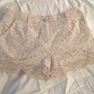 Lace shorts
